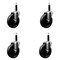 Service Caster 5'' SS Phenolic Wheel Swivel 3/4'' Expanding Stem Caster Set, 4PK SCC-SSEX20S514-PHS-34-4 - alternate 1